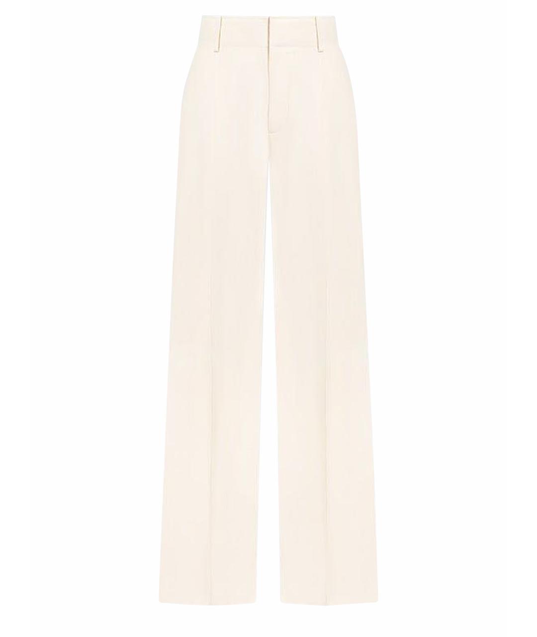 BOTTEGA VENETA Бежевые брюки широкие, фото 1