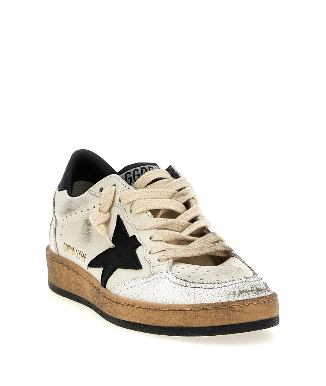 GOLDEN GOOSE DELUXE BRAND Белые кожаные кеды, фото 3