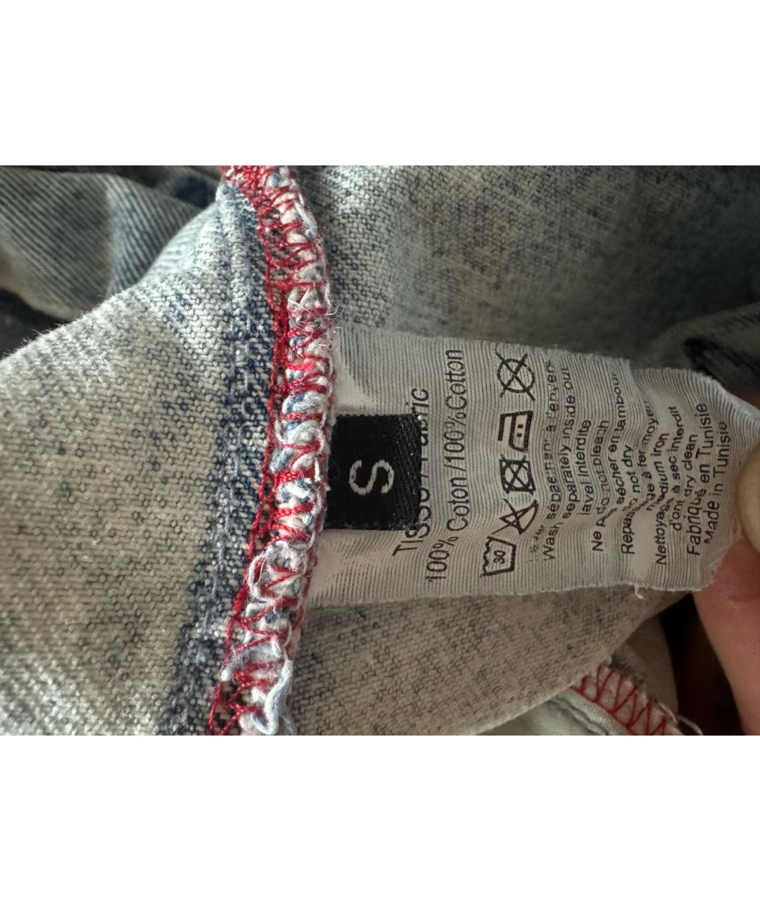 Y/PROJECT Голубые хлопковые шорты, фото 5