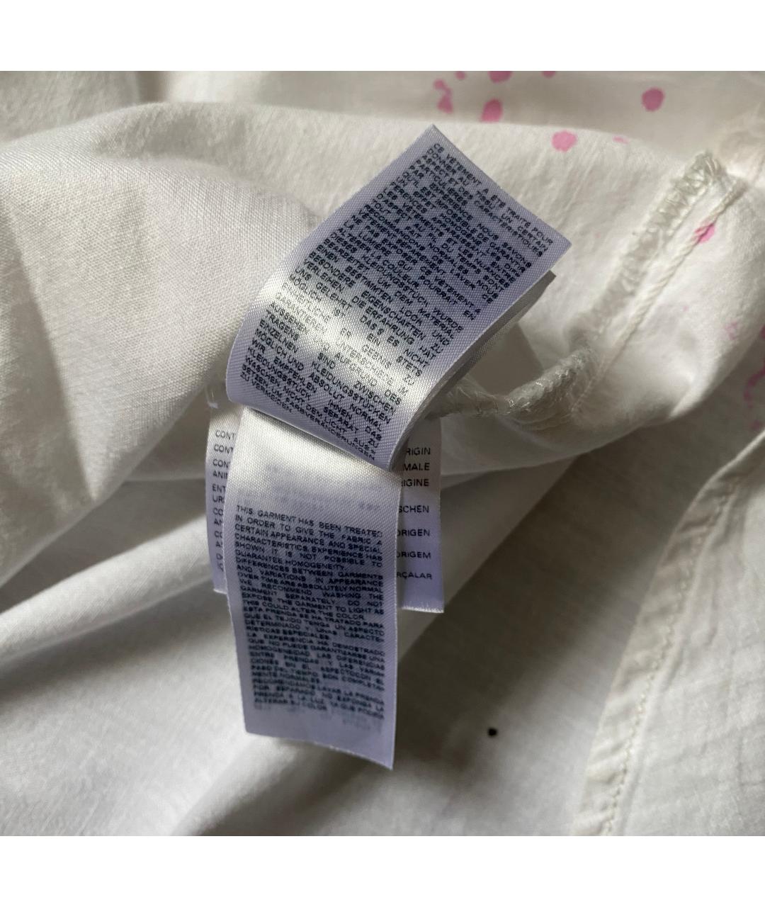 DIESEL Белое хлопковое повседневное платье, фото 9