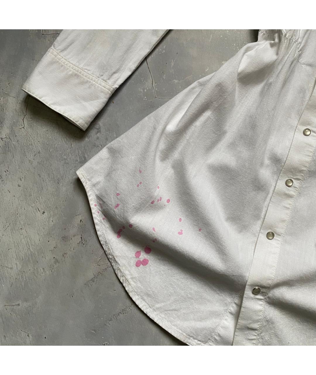 DIESEL Белое хлопковое повседневное платье, фото 2