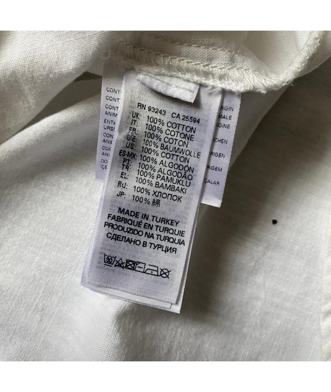 DIESEL Белое хлопковое повседневное платье, фото 6