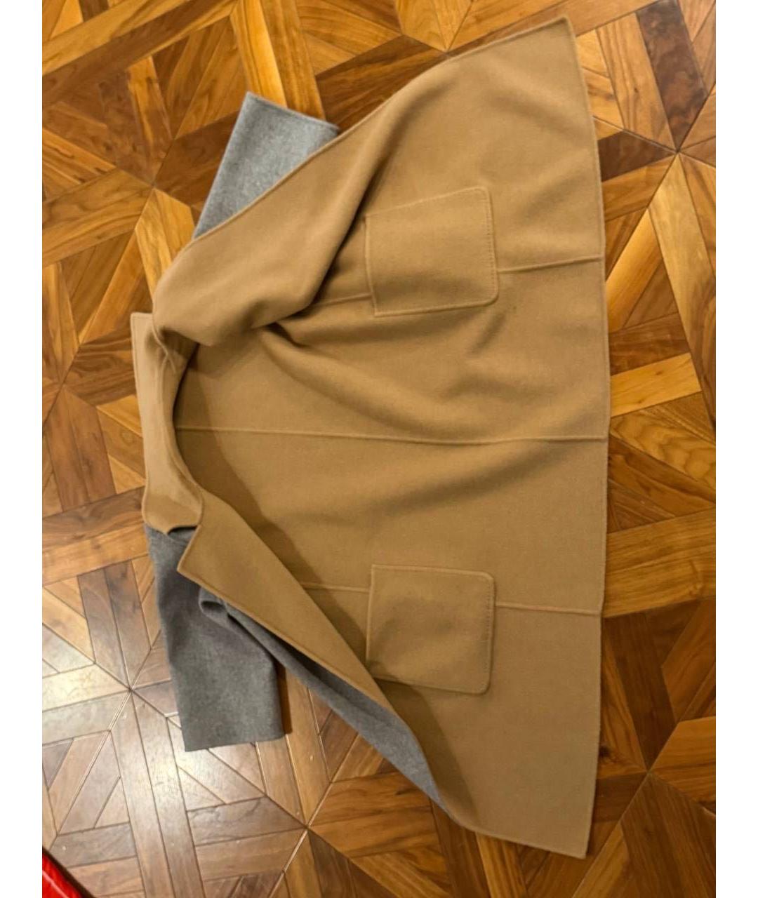 'S MAX MARA Серое шерстяное пальто, фото 2