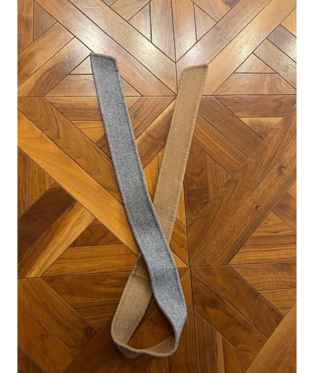 'S MAX MARA Серое шерстяное пальто, фото 4