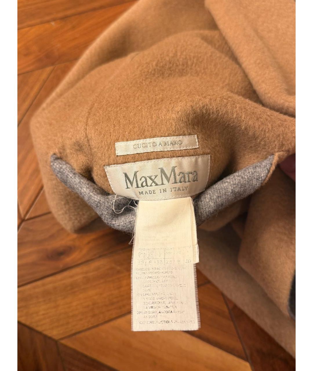 'S MAX MARA Серое шерстяное пальто, фото 3