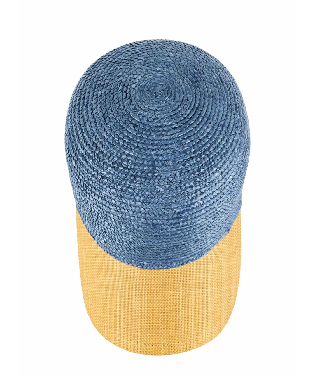 ELEVENTY Синяя соломенная кепка, фото 5