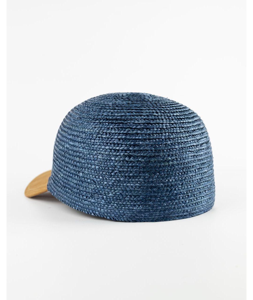 ELEVENTY Синяя соломенная кепка, фото 2