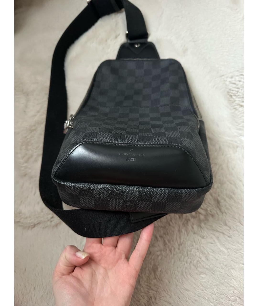 LOUIS VUITTON Черная сумка на плечо, фото 2