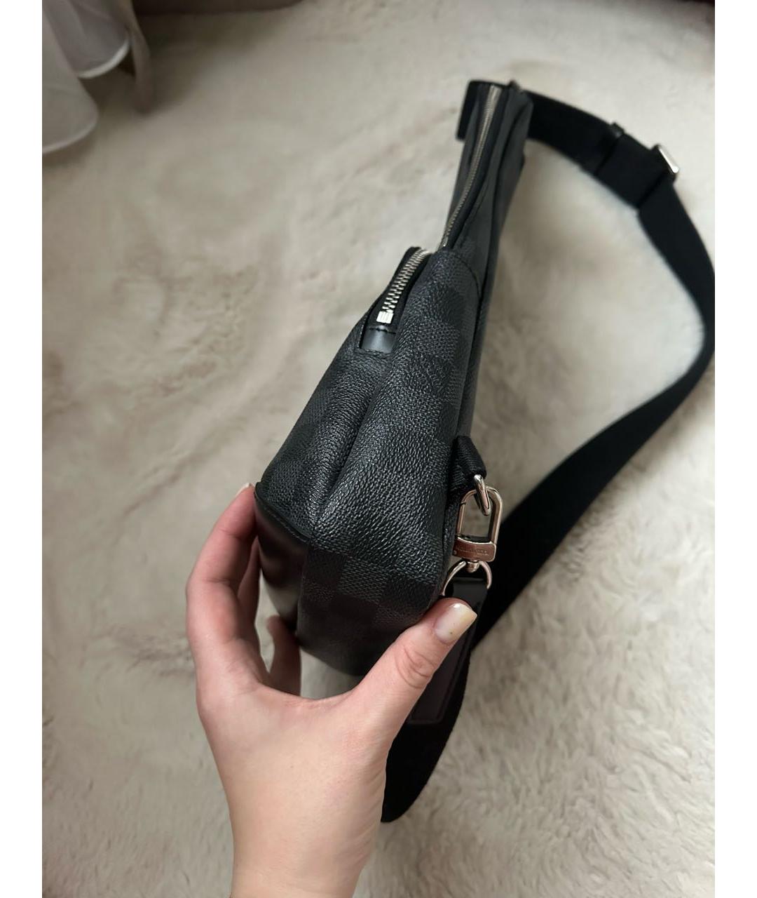 LOUIS VUITTON Черная сумка на плечо, фото 8