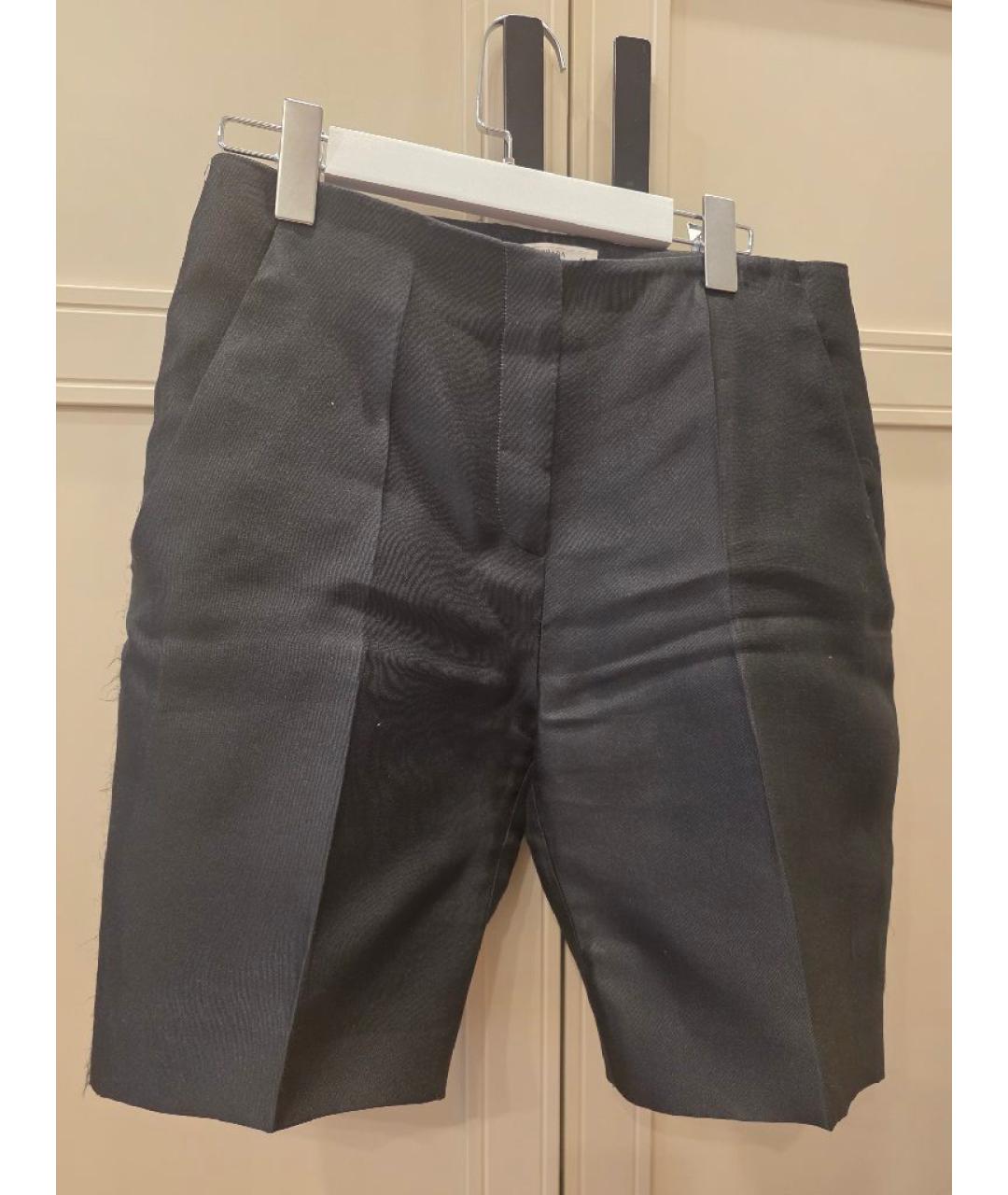 PRADA Антрацитовые полиэстеровые шорты, фото 5