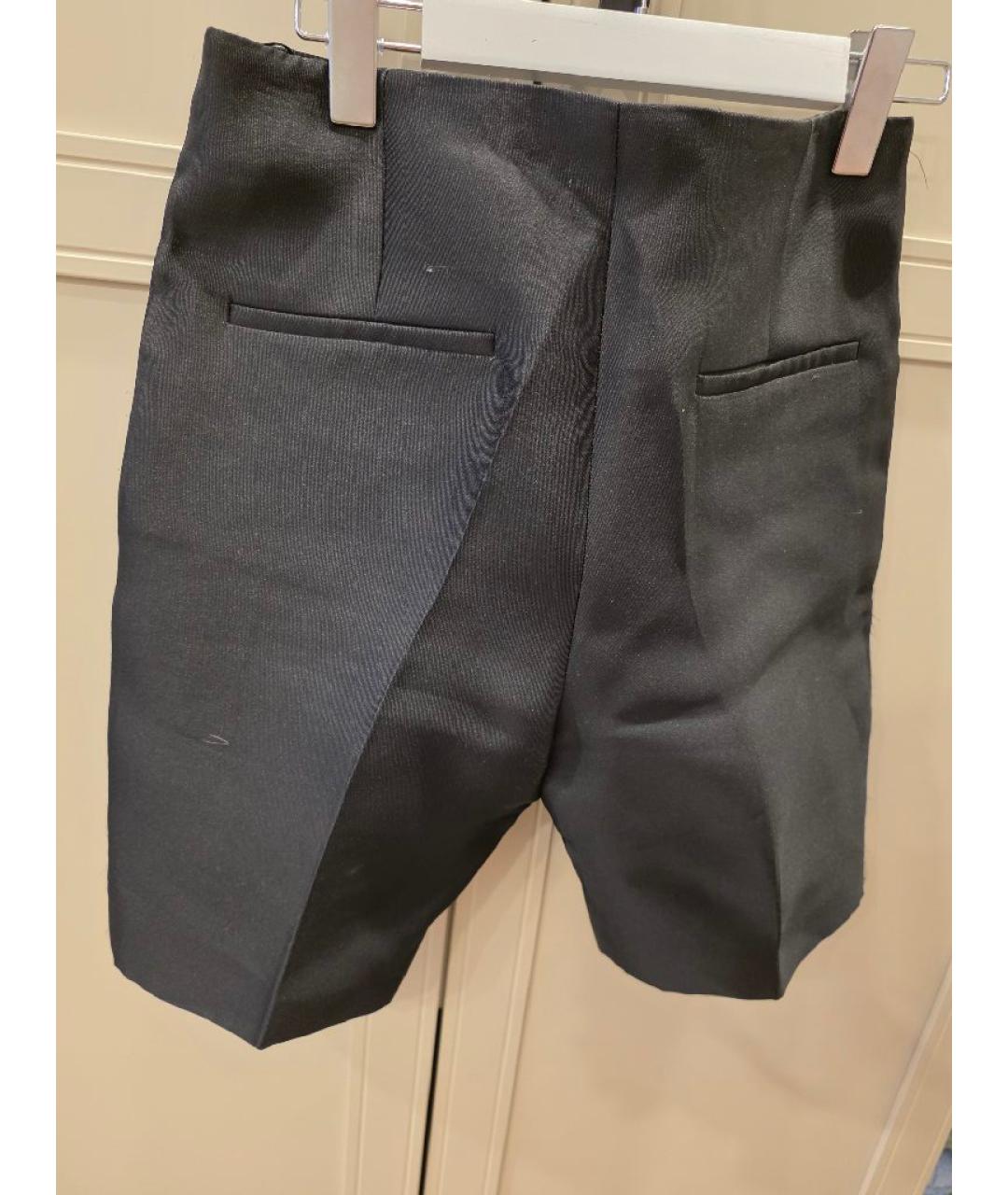 PRADA Антрацитовые полиэстеровые шорты, фото 2