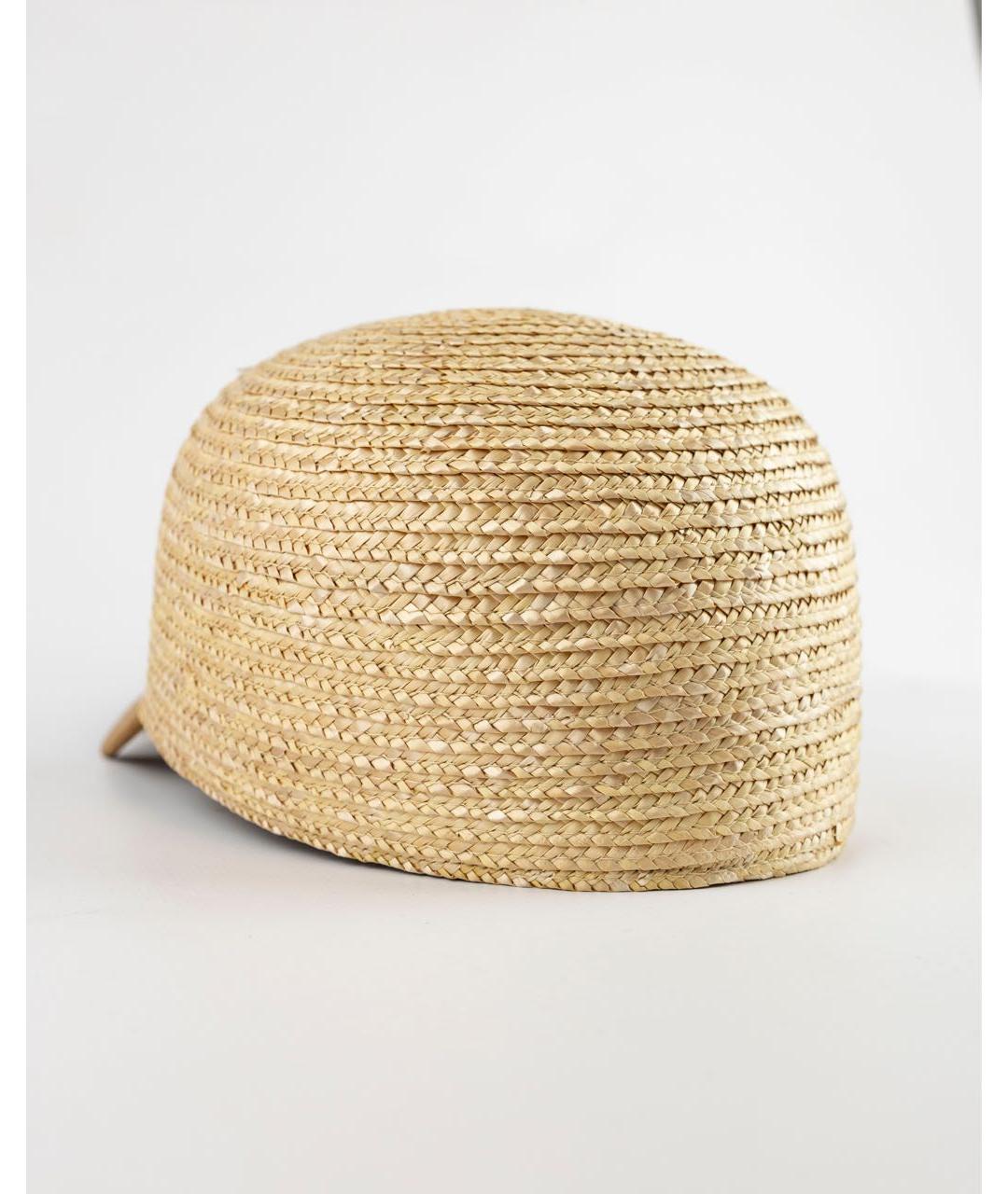 ELEVENTY Золотая соломенная кепка, фото 2