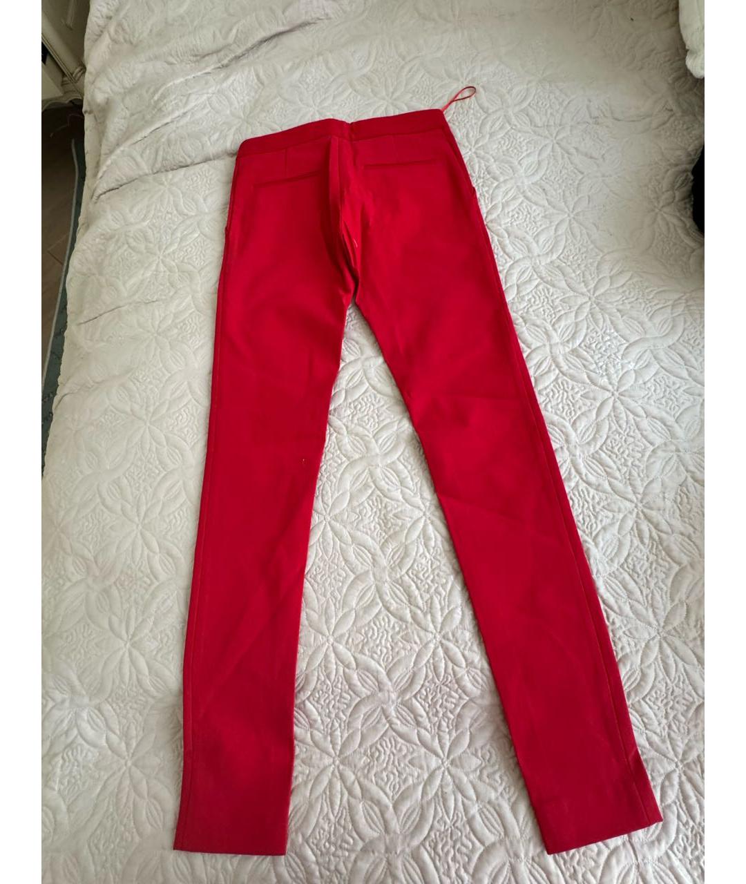 STELLA MCCARTNEY Красные брюки узкие, фото 2