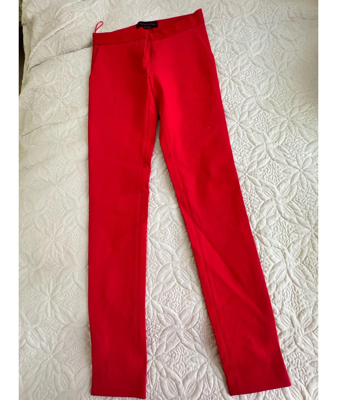STELLA MCCARTNEY Красные брюки узкие, фото 4
