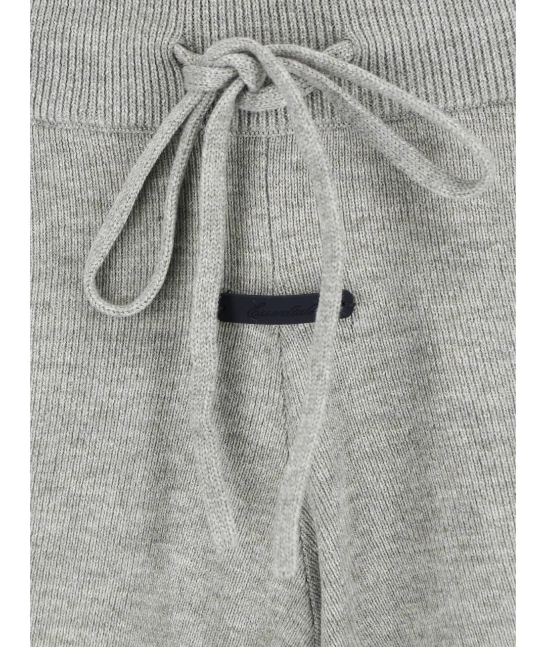 FEAR OF GOD ESSENTIALS Серые полиэстеровые шорты, фото 3