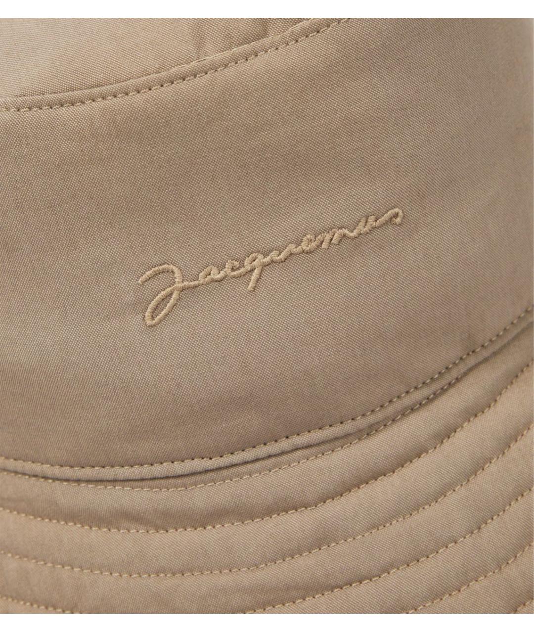 JACQUEMUS Бежевая хлопковая шляпа, фото 6