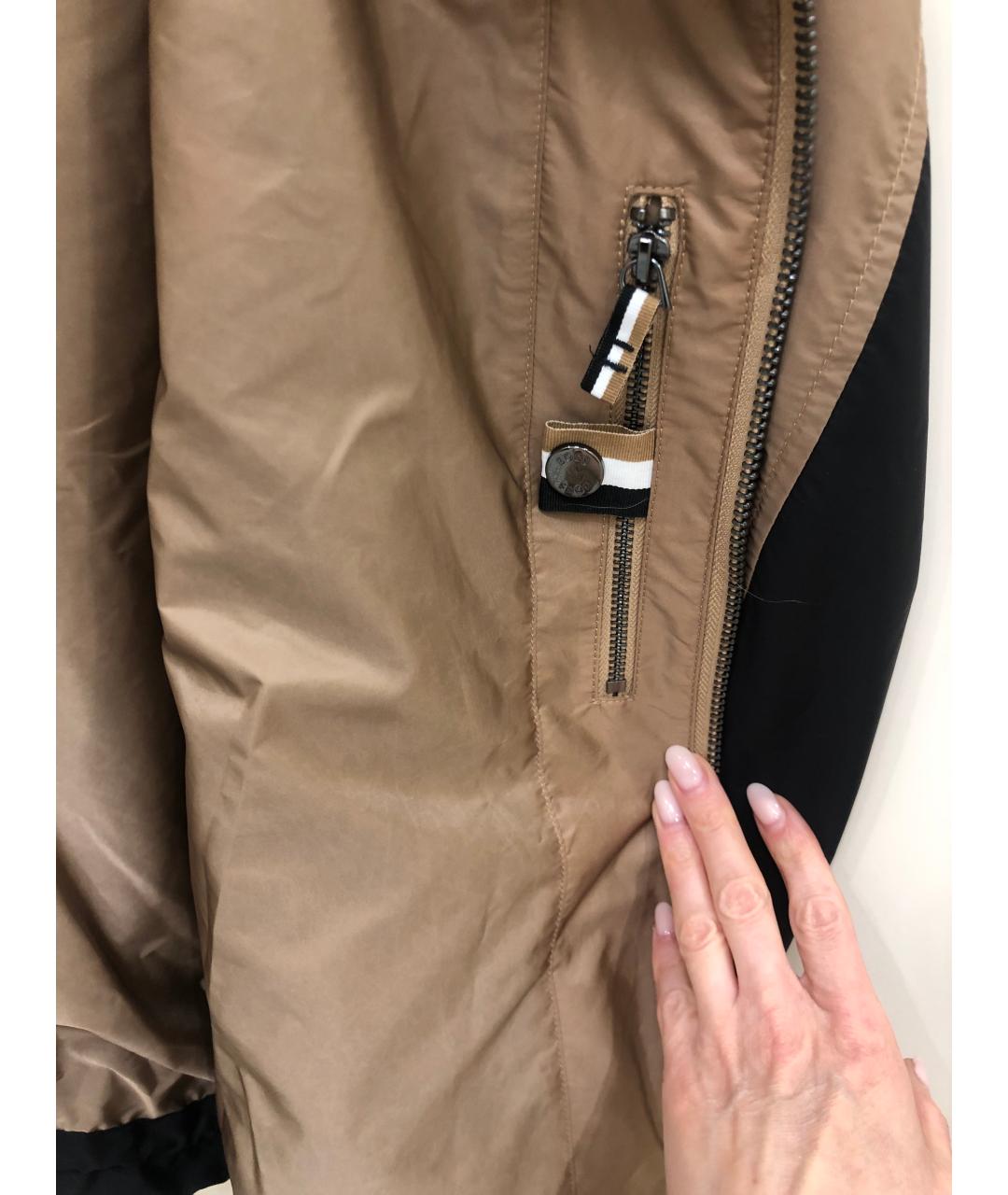 HUGO BOSS Бежевая полиэстеровая куртка, фото 8