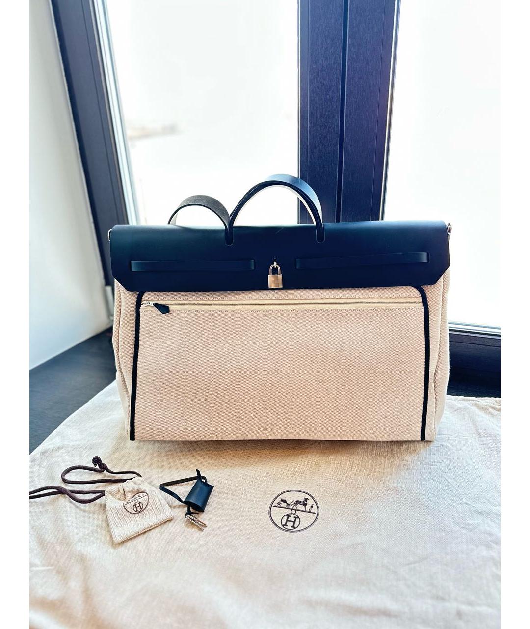 HERMES Бежевая сумка через плечо, фото 6