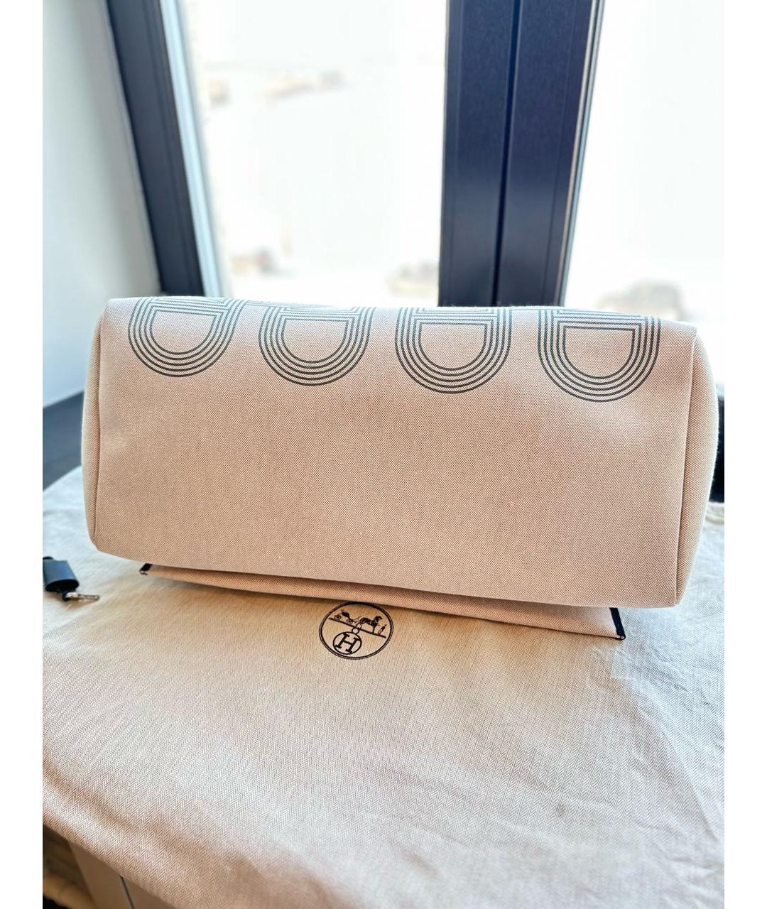 HERMES Бежевая сумка через плечо, фото 3