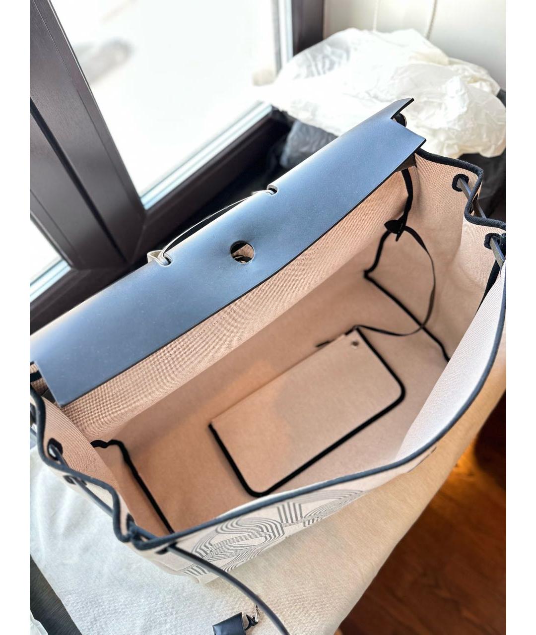 HERMES Бежевая сумка через плечо, фото 4