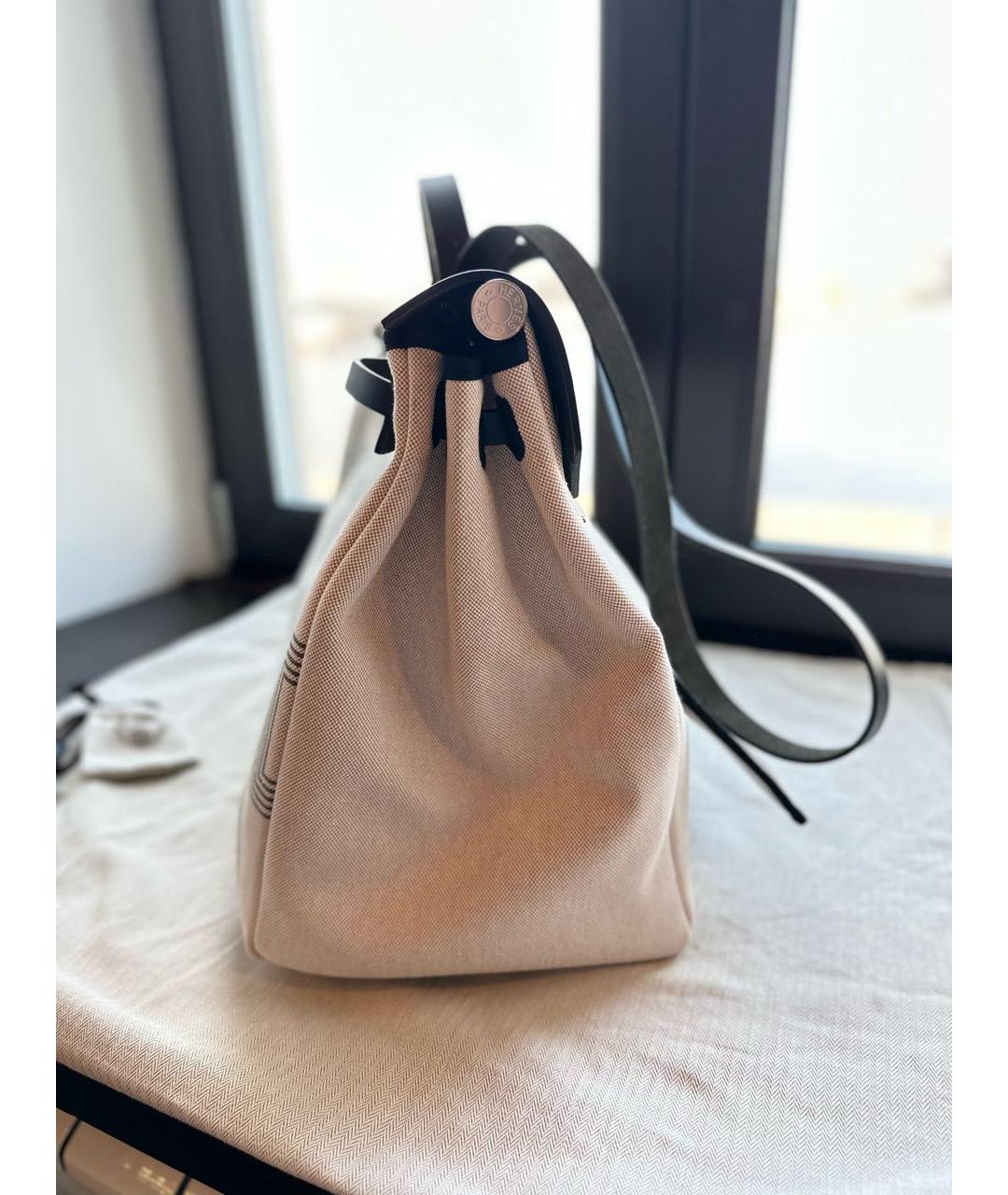 HERMES Бежевая сумка через плечо, фото 2