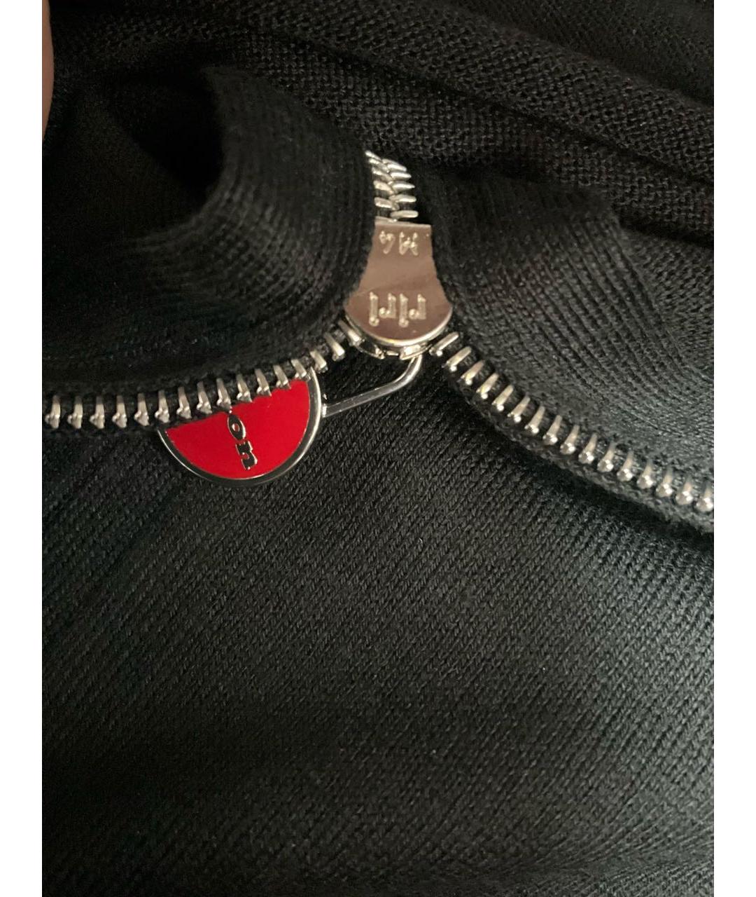 KITON Черное хлопковое поло с коротким рукавом, фото 5