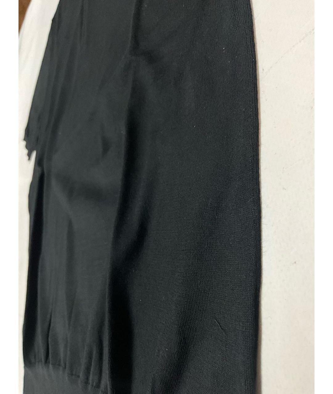 KITON Черное хлопковое поло с коротким рукавом, фото 3