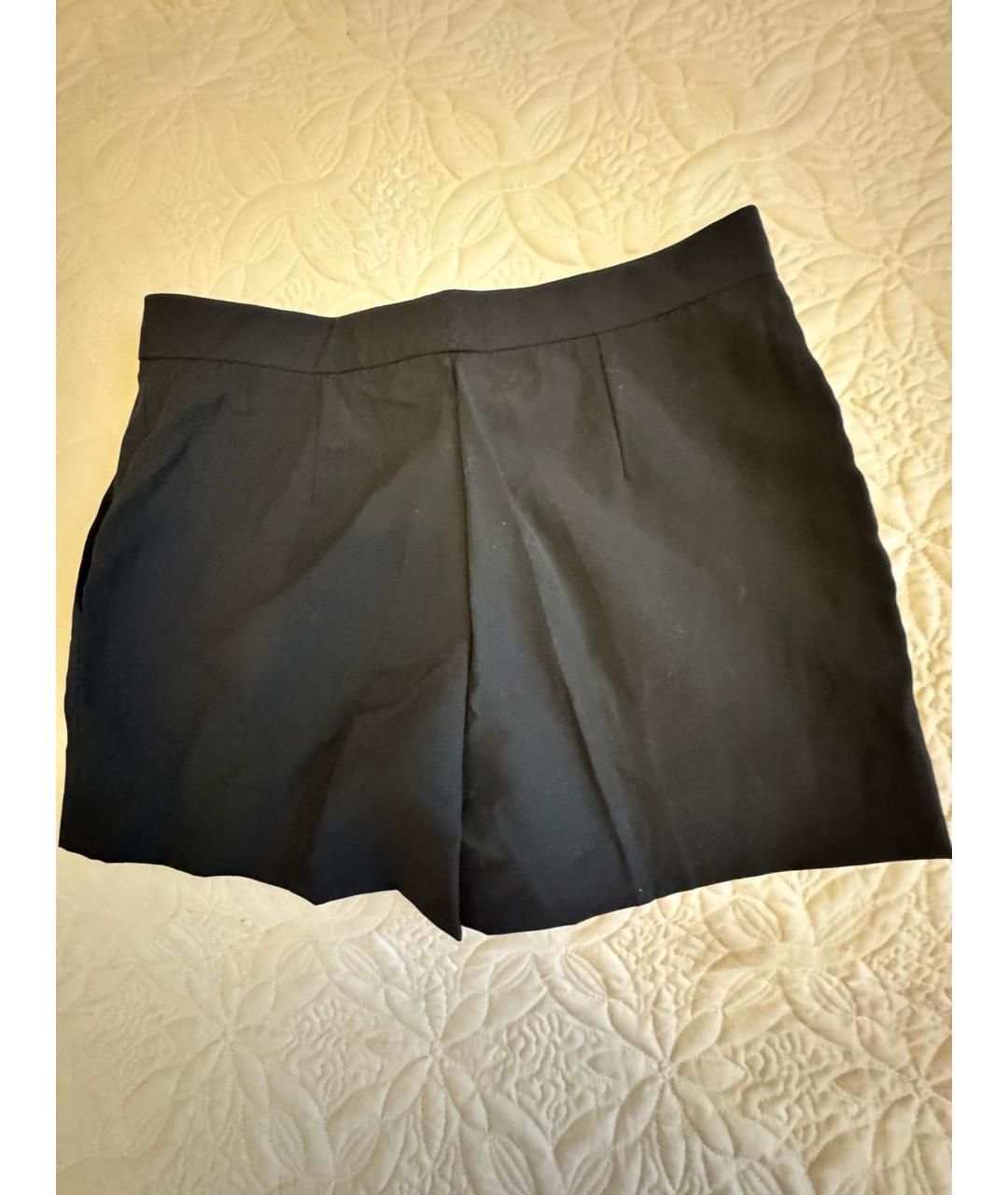 CHRISTIAN DIOR Черные шерстяные шорты, фото 2
