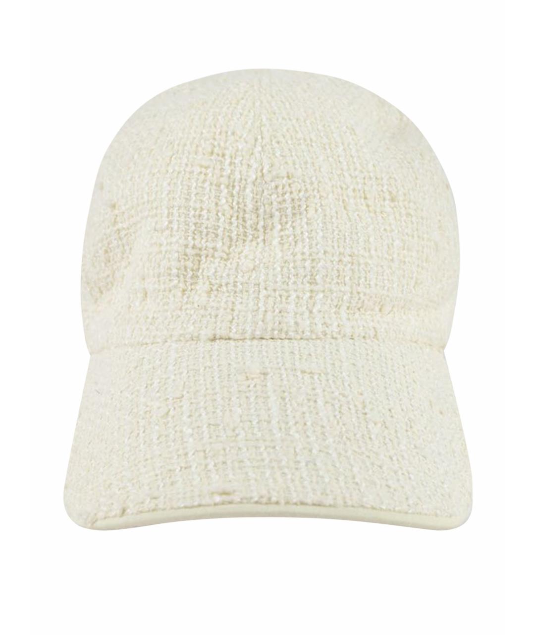 ELEVENTY Бежевая хлопковая кепка, фото 1