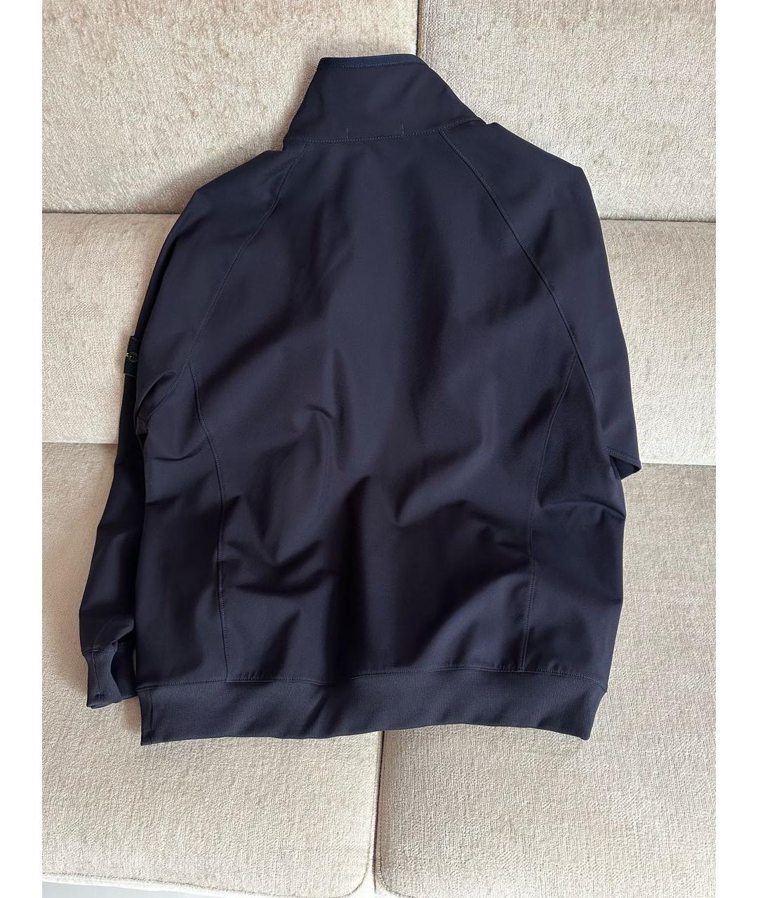 STONE ISLAND Темно-синяя куртка, фото 3