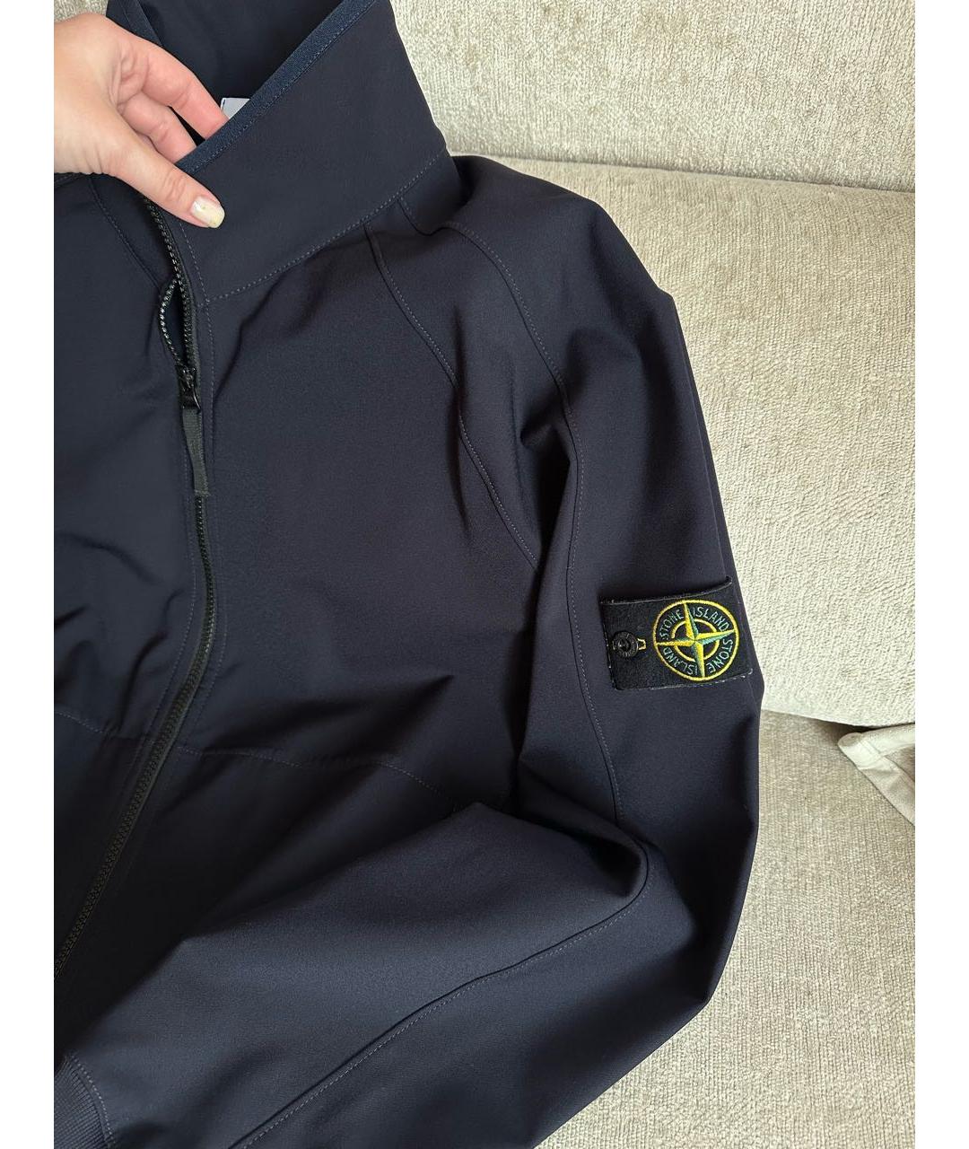 STONE ISLAND Темно-синяя куртка, фото 7