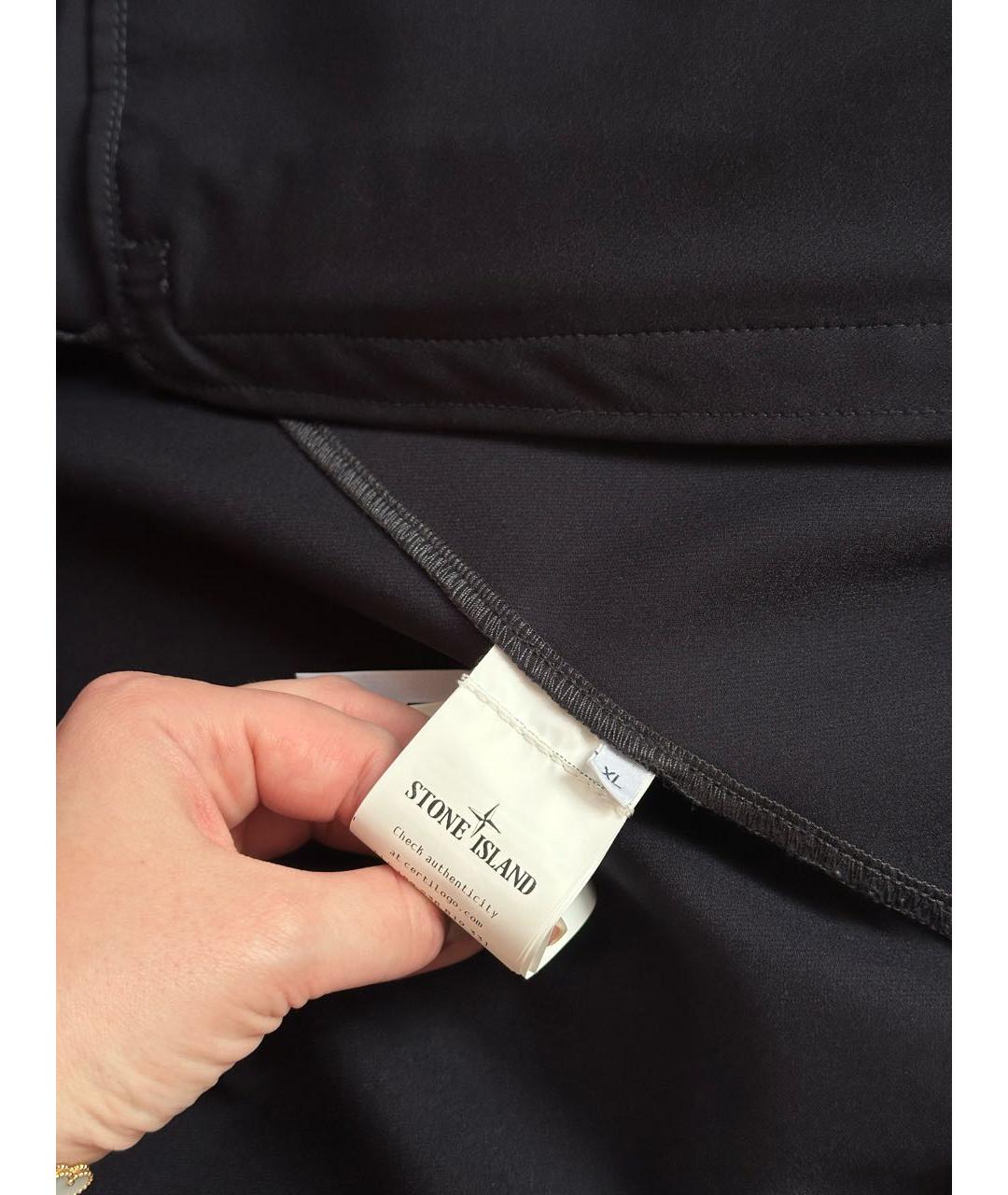 STONE ISLAND Темно-синяя куртка, фото 5