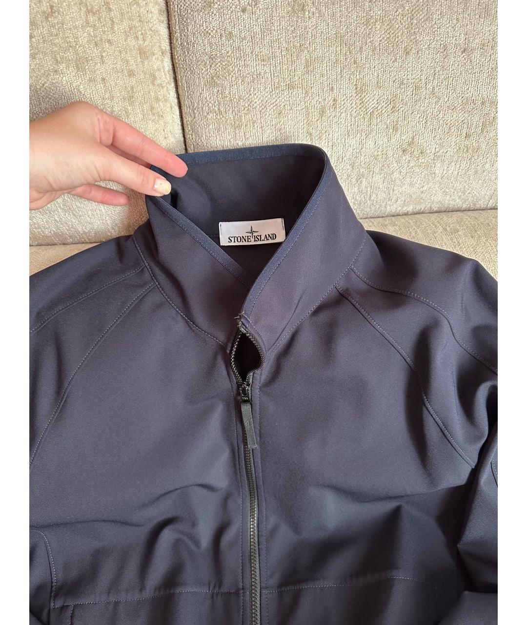 STONE ISLAND Темно-синяя куртка, фото 8