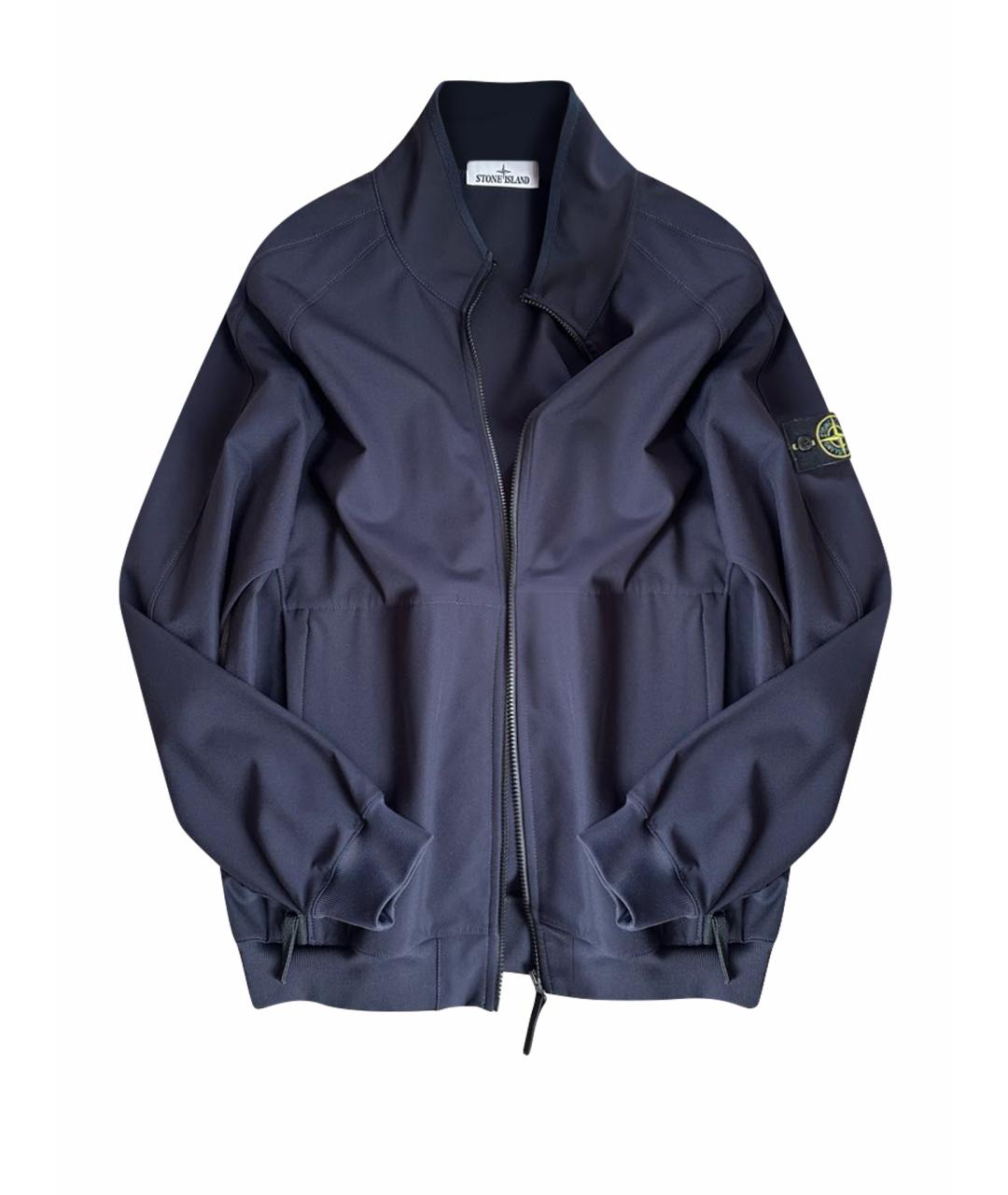 STONE ISLAND Темно-синяя куртка, фото 1