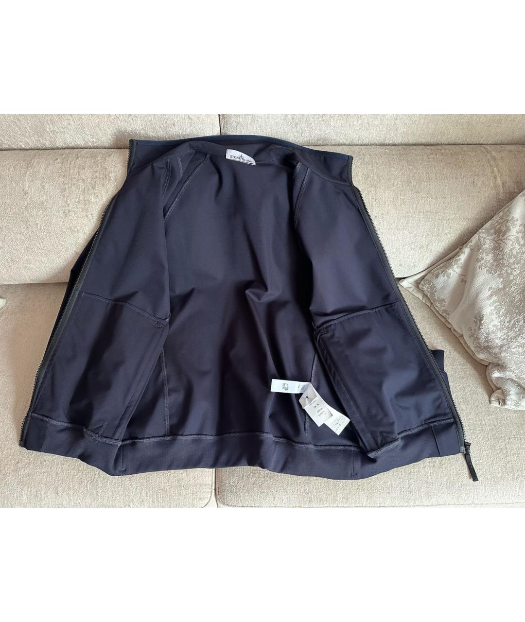 STONE ISLAND Темно-синяя куртка, фото 4