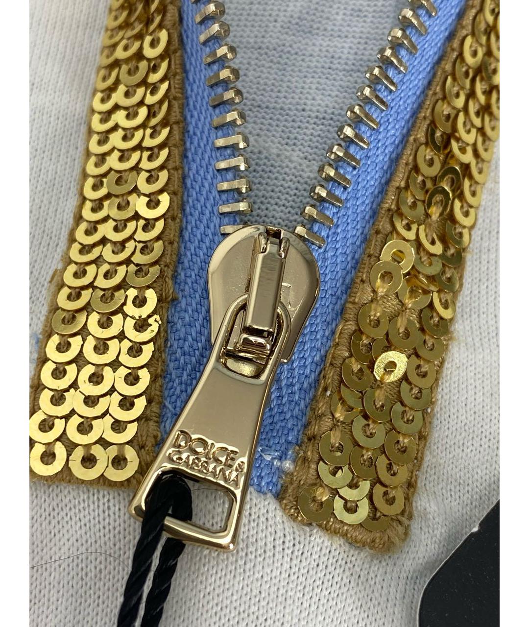 DOLCE&GABBANA Белая хлопковая футболка, фото 4