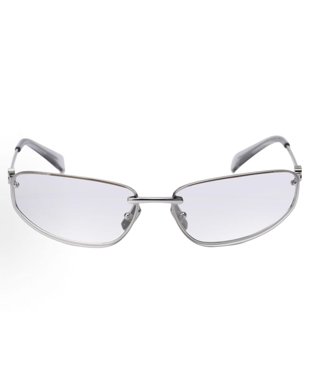 MIU MIU Серебряные солнцезащитные очки, фото 2