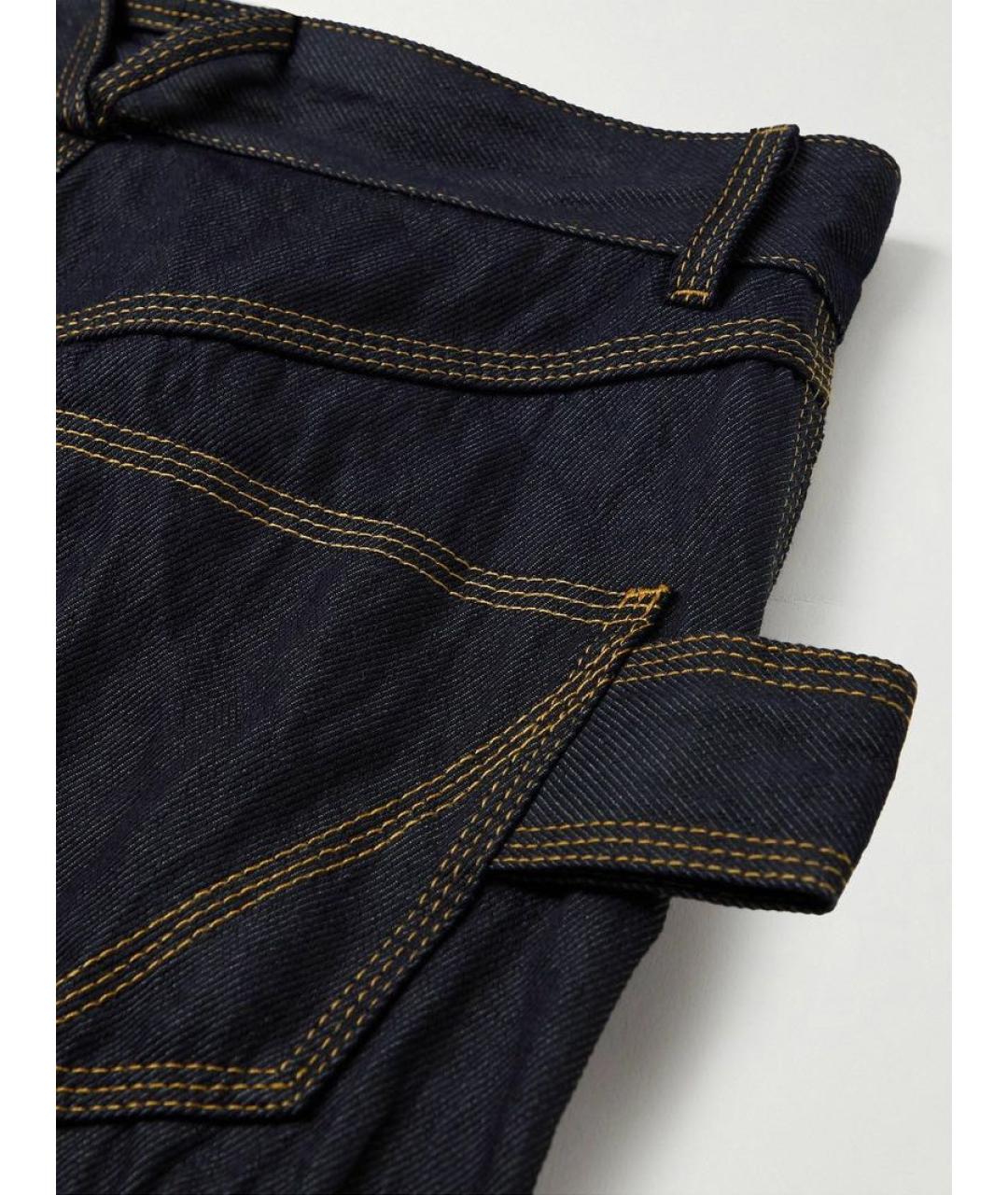 BOTTEGA VENETA Темно-синие джинсы клеш, фото 4