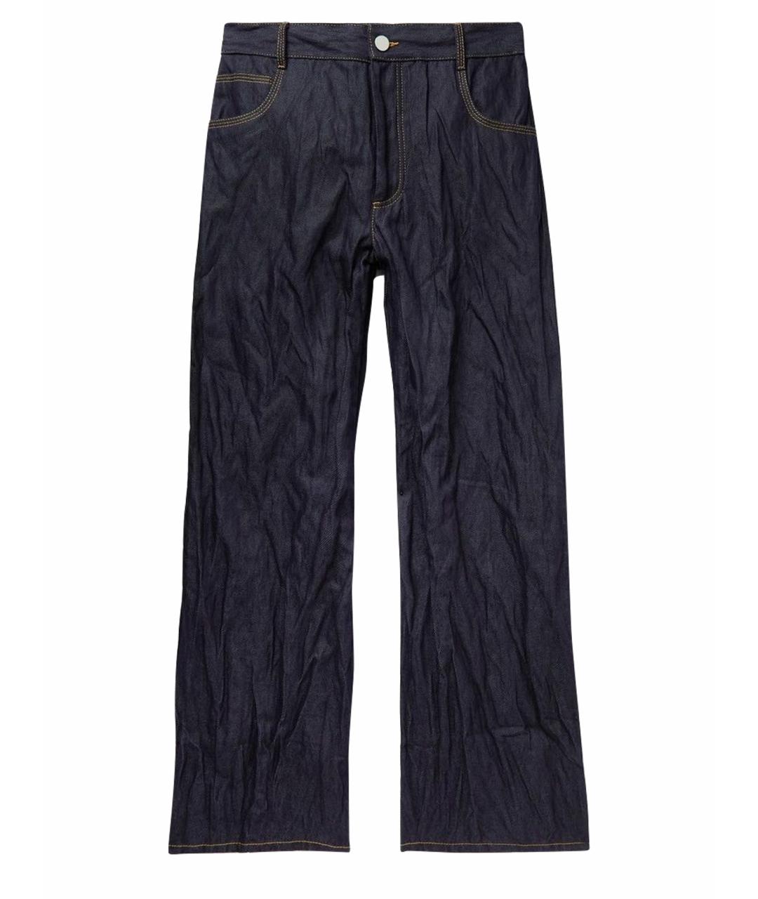 BOTTEGA VENETA Темно-синие джинсы клеш, фото 1