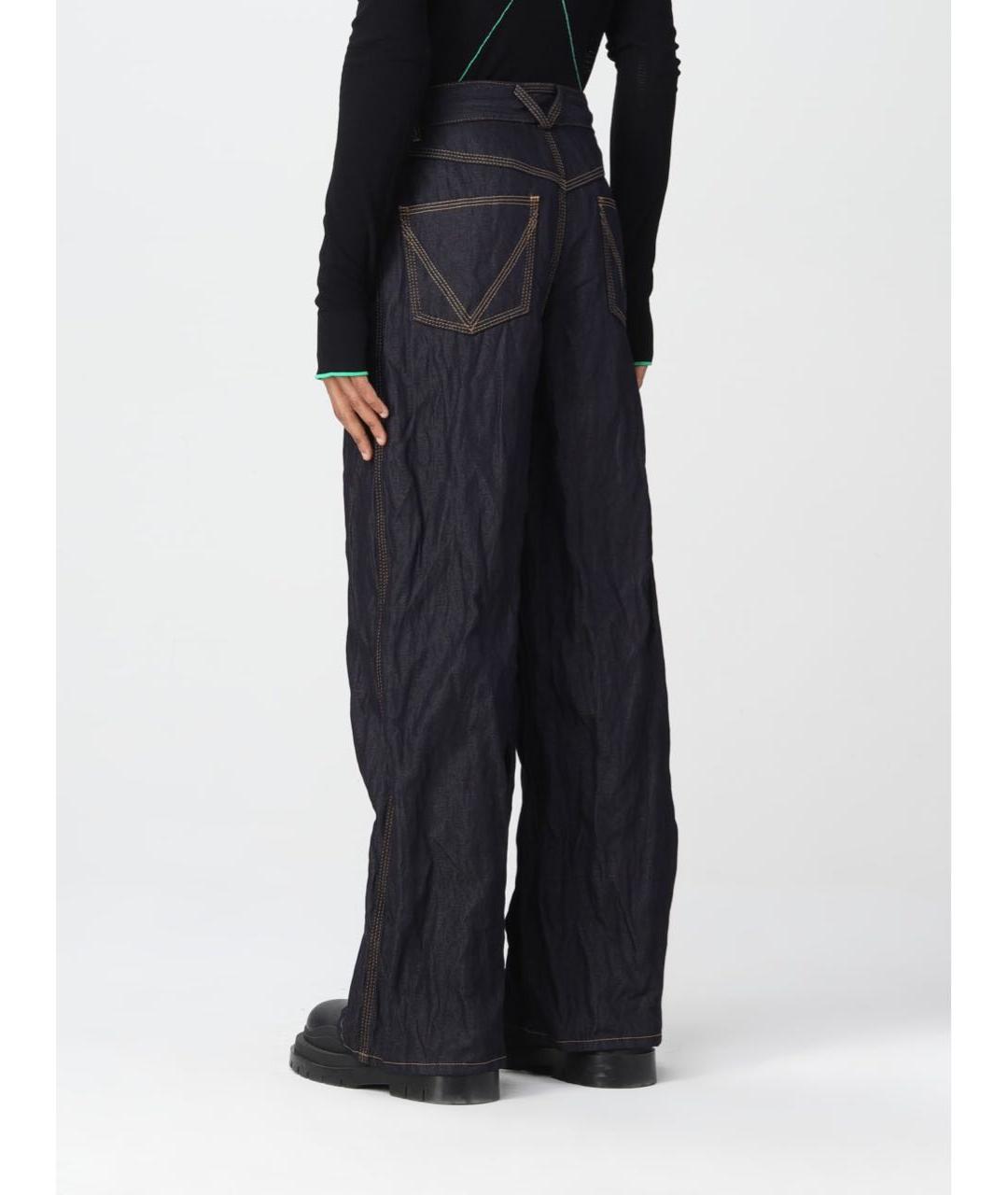 BOTTEGA VENETA Темно-синие джинсы клеш, фото 3