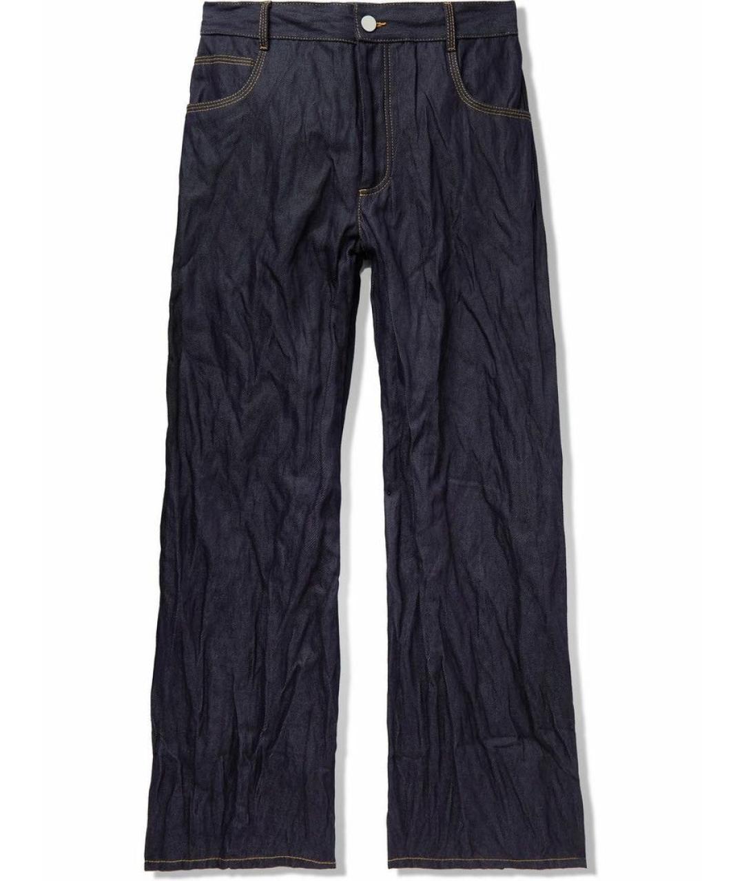 BOTTEGA VENETA Темно-синие джинсы клеш, фото 6