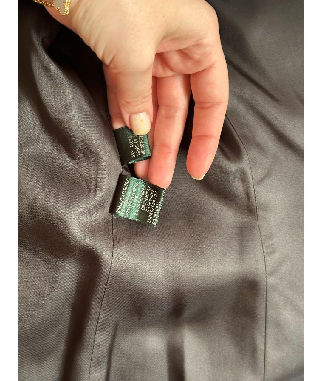 RALPH LAUREN Серый жакет/пиджак, фото 4