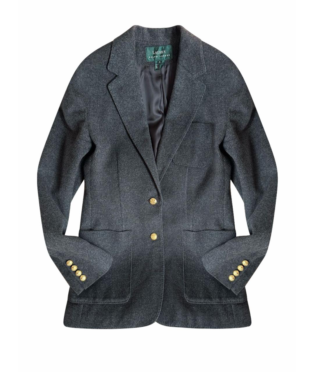 RALPH LAUREN Серый жакет/пиджак, фото 1