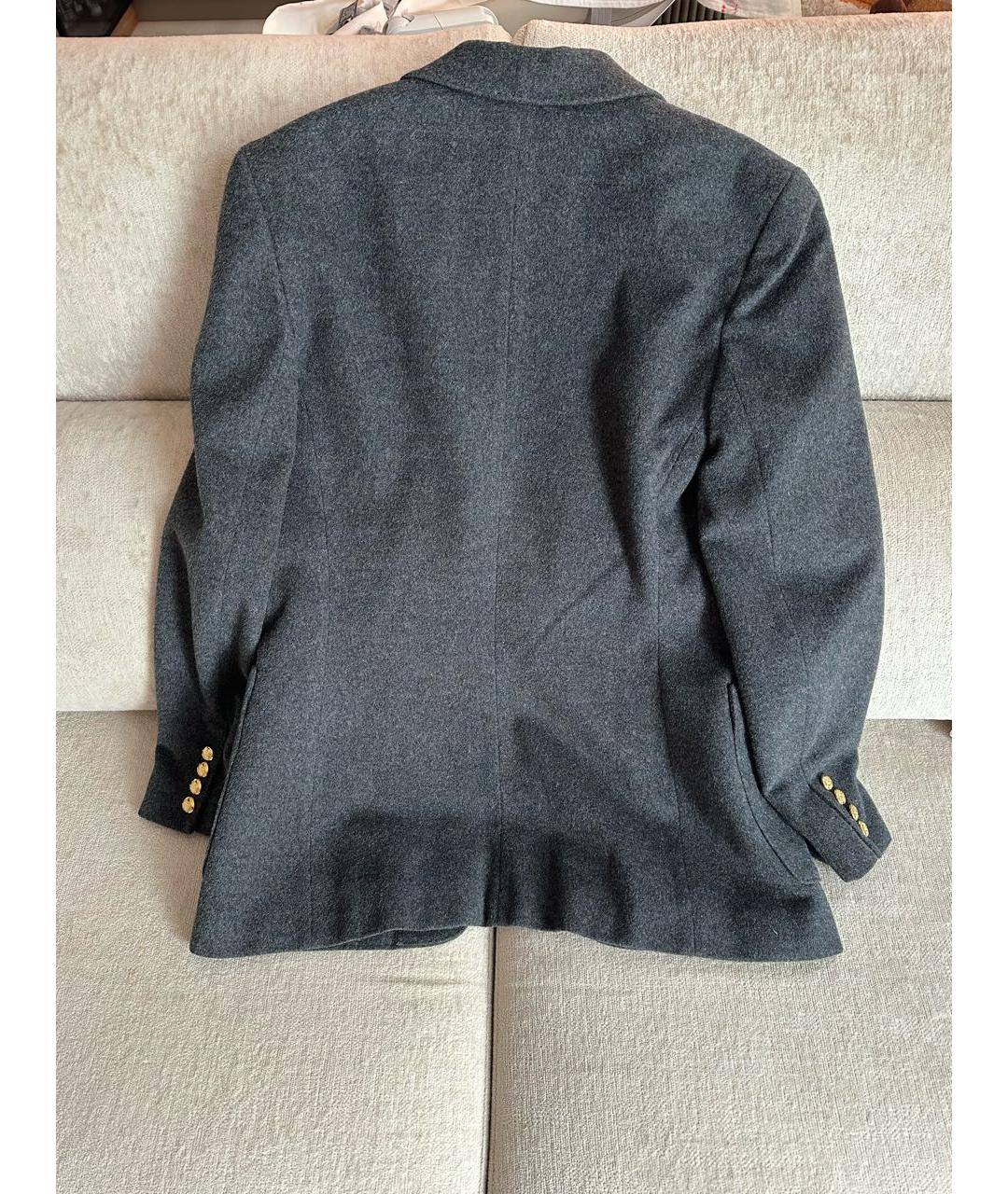 RALPH LAUREN Серый жакет/пиджак, фото 6