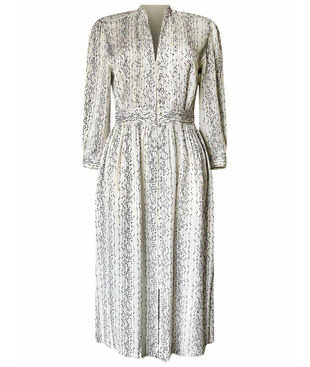 SANDRO Белое вискозное повседневное платье, фото 1