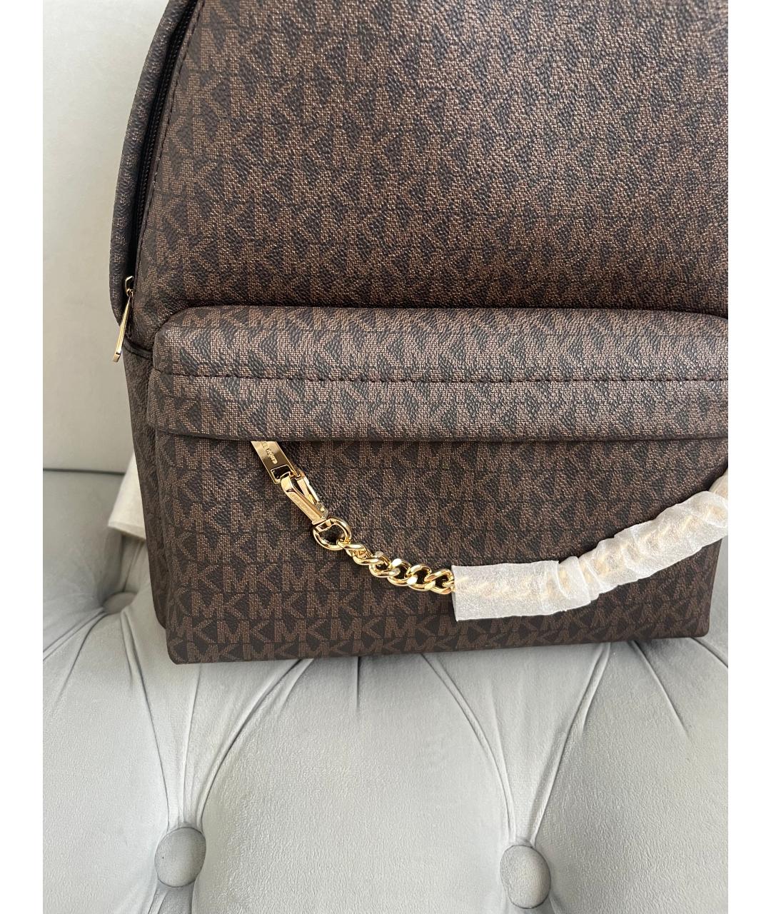 MICHAEL KORS Коричневый рюкзак, фото 7