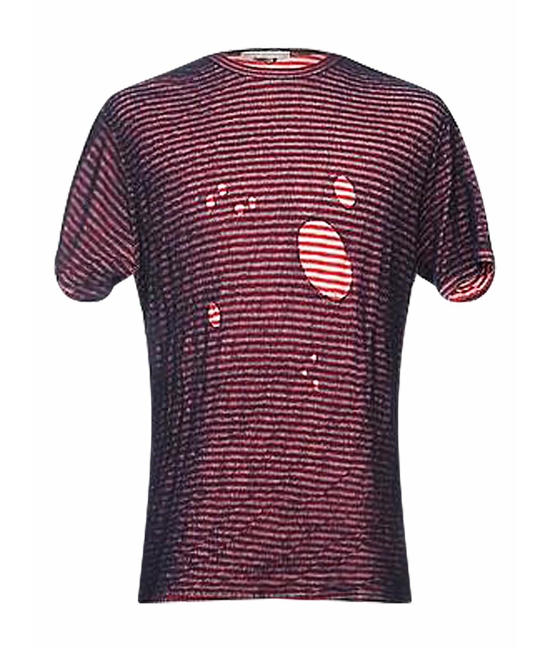 DANIELE ALESSANDRINI Мульти хлопковая футболка, фото 1