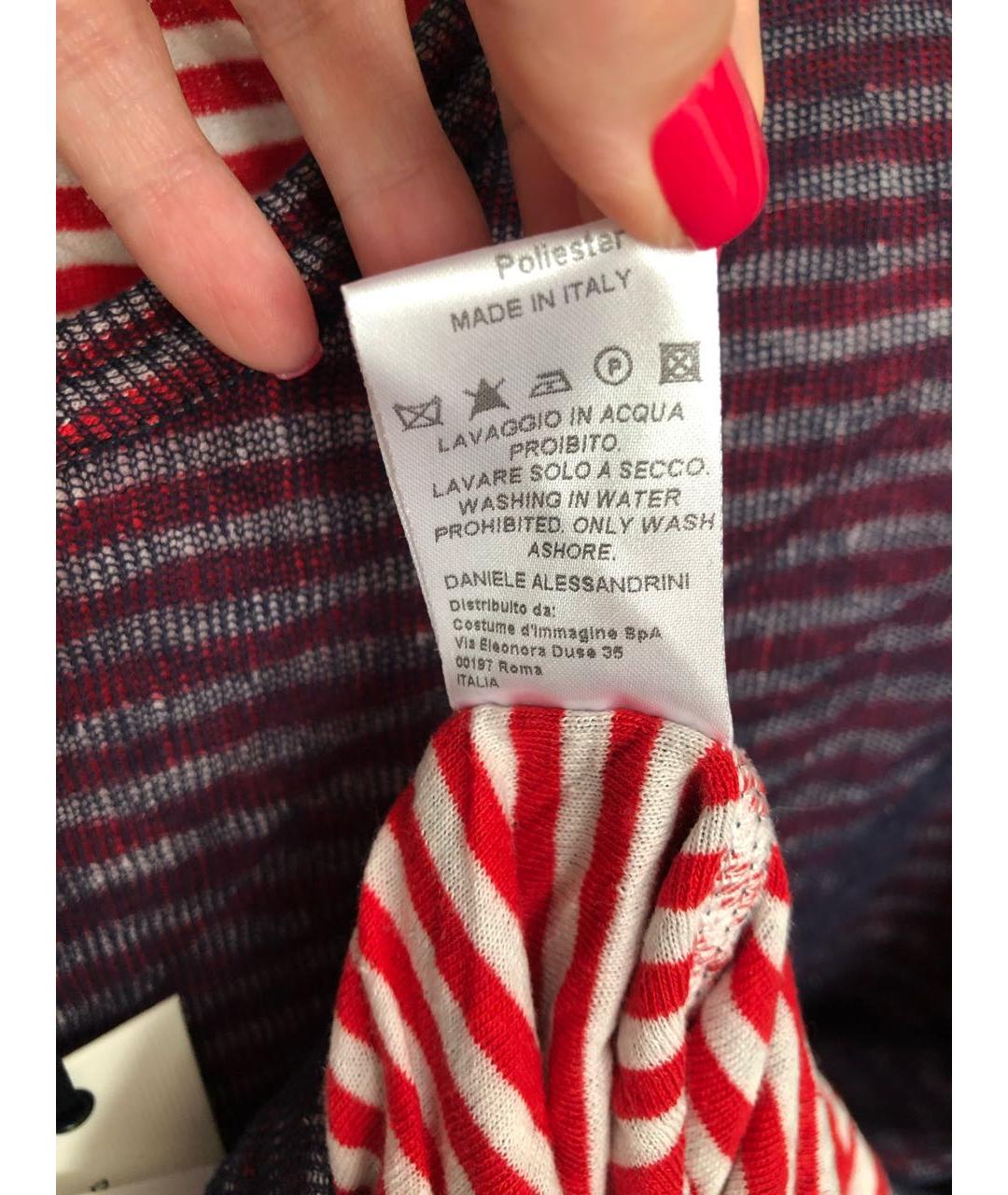 DANIELE ALESSANDRINI Мульти хлопковая футболка, фото 8