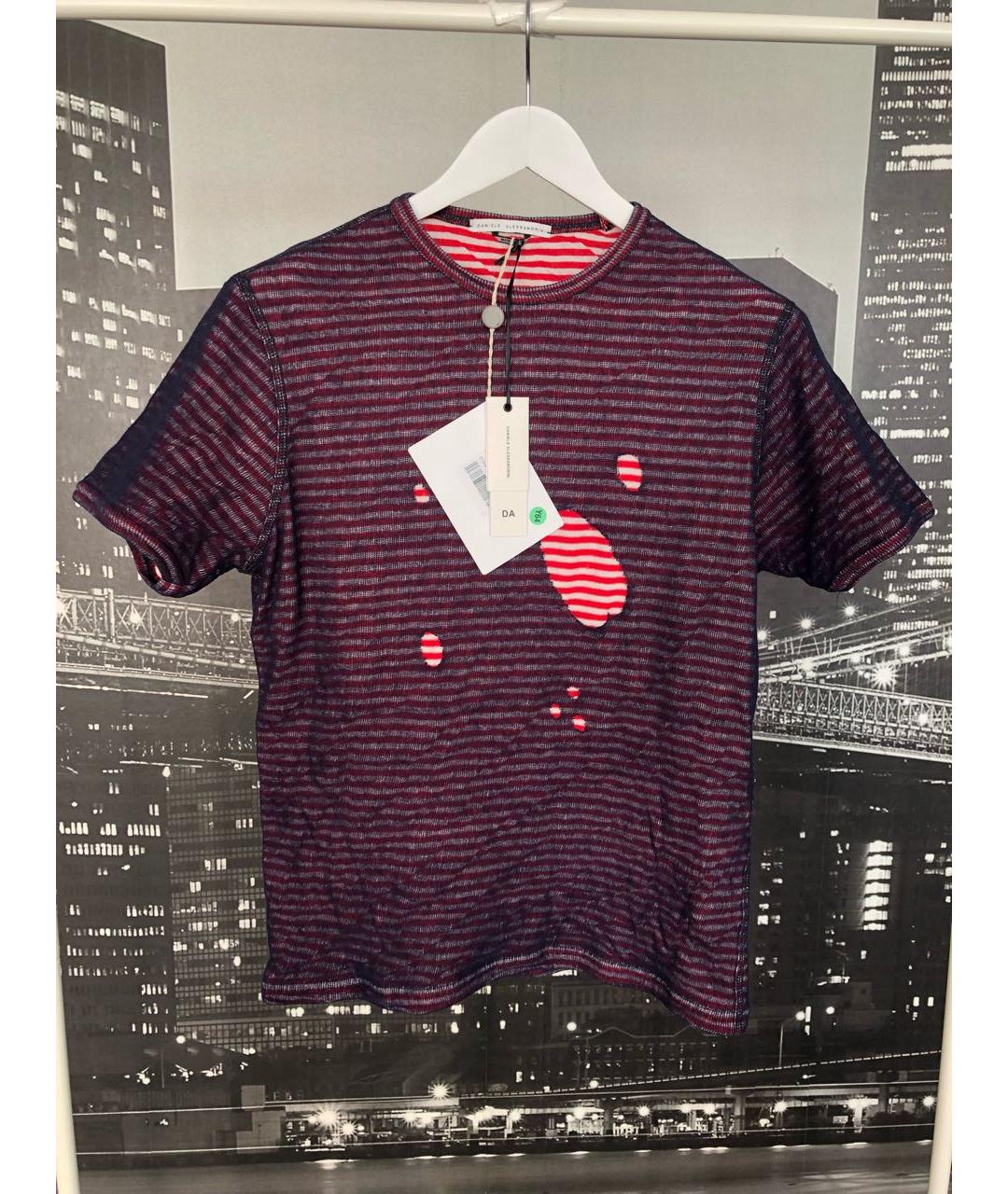 DANIELE ALESSANDRINI Мульти хлопковая футболка, фото 2