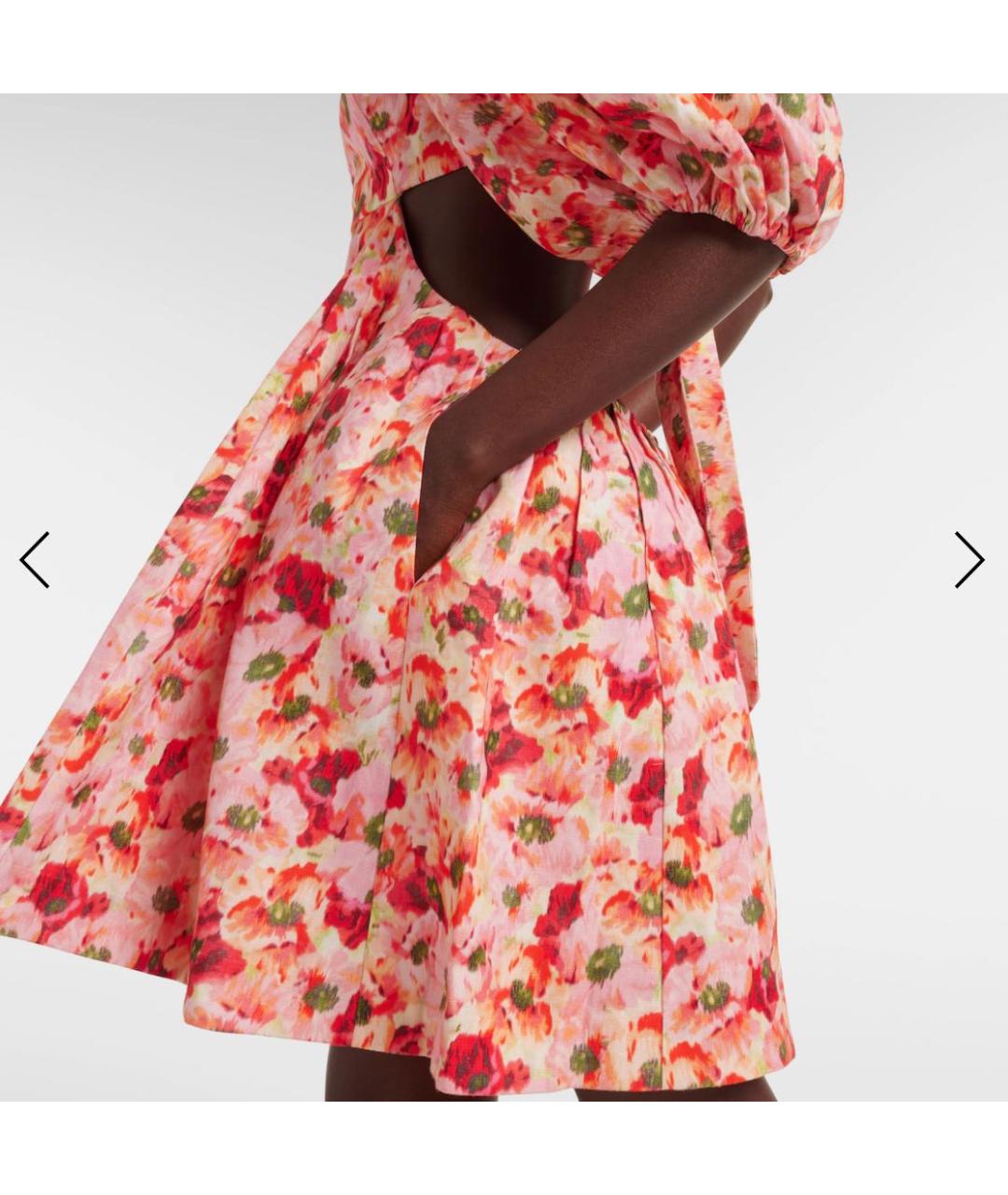 ZIMMERMANN Мульти льняное повседневное платье, фото 4